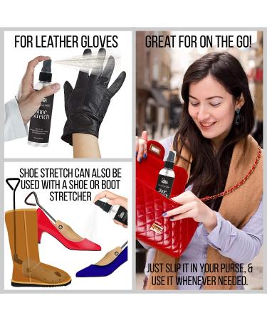 FootMatters Professional Boot & Shoe Stretch Spray 4 oz - Leather, Suede, Nubuck, Canvas Softener & Stretcher - 1 Bottle - Buy Online on GoSupps.com