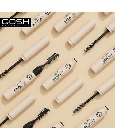 Gosh Brow Lift Lamination Gel - Vegan Colorless Long-Lasting Eyebrow Styling for Flawless Salon Effect | Perfume-Free & Allergy-Friendly - Buy Online on GoSupps.com