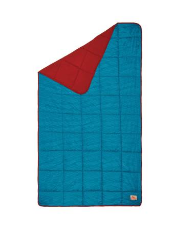 Kelty Bestie Blanket Indoor Outdoor Insulated Camping Throw + Picnic Ground Sheet, Designed in Colorado, Deep Lake