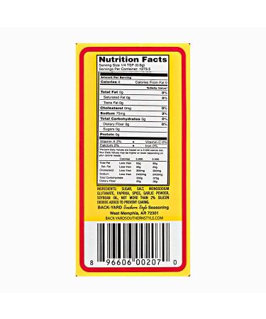 BACK-YARD Southern Style Original All Purpose Seasoning 27 oz - Value Size | Delicious Steak, Poultry, Fish & Vegetable Seasoning | Low Sodium - Buy Online on GoSupps.com