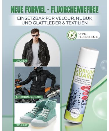 Corium Guard Impregnation Spray for Leather & Textiles - Moisture & Dirt Protection - PFAS-Free - 200 ml - Buy Online on GoSupps.com