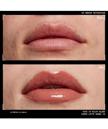 NXY Milky Gloss Lip Gloss - Choco Latte Shake | Vegan Formula | 12 Hour Hydration | Milk Chocolate Scented - Buy Online on GoSupps.com