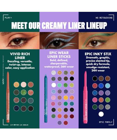  NYX PROFESSIONAL MAKEUP NYX Professional Makeup Epic Inky Stix Cream Gel Eyeliner Waterproof Violet Volt - Buy Online on GoSupps.com