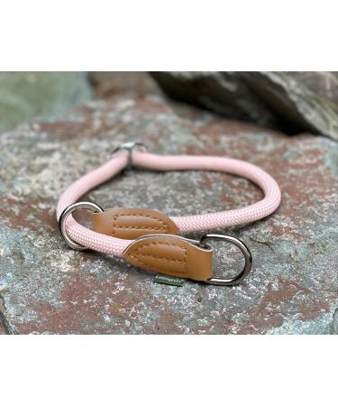 Leisegr n Adjustable Paracord Dog Collar - Devon Model in Rose Size L - Durable Nylon Pet Accessory for International Shipping - Buy Online on GoSupps.com