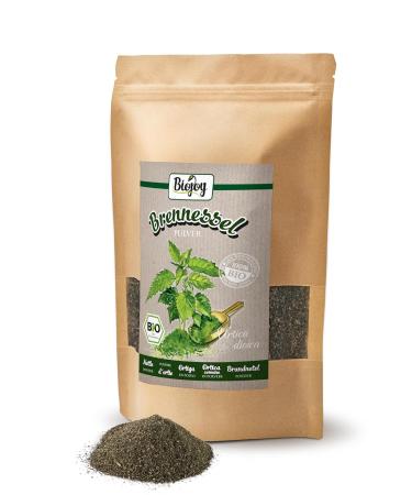 Biojoy Organic Nettle Powder 250g - Pure Ground Nettle Leaves (Urtica dioica) for Health and Wellness International Shipping Available - Buy Online on GoSupps.com