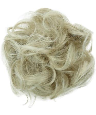 Large Messy Bun Hairpiece Scrunchy Instant Updo Curly Light Blonde - CAISHA by PRETTYSHOP - Buy Online on GoSupps.com