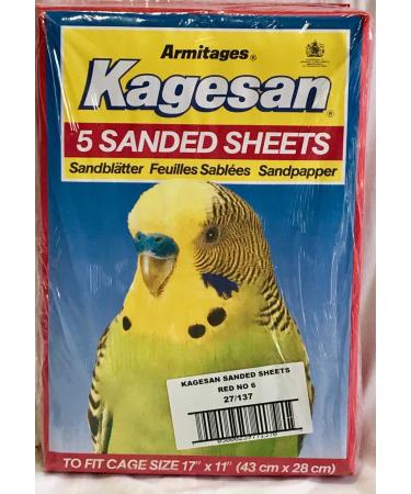 Armitage KAGESAN BIRD SANDED SHEETS - SANDPAPER - (MADE 12 X 5 PACKS