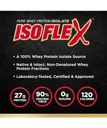 ALLMAX ISOFLEX Whey Protein Powder - 27g Protein Isolate in Vanilla Flavor - 5lb - International Shipping Available - Buy Online on GoSupps.com