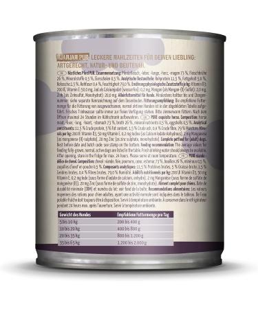 Mjamjam Premium Wet Dog Food - Grain Free Pure Meat Enjoyment (6 x 800g) - Delicious Horse Flavor - 6-Pack - Buy Online on GoSupps.com