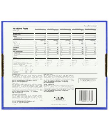 M&M Mars Chocolate Bar Variety Pack 55oz - 30 Count | Assorted M&M Bars - Pack of 1 - Buy Online on GoSupps.com