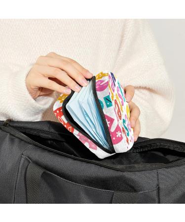 Period Bag Sanitary Napkin Storage Bag & Travel Makeup Pouch - Best Sister Ever Color1521 - Buy Online on GoSupps.com