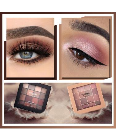 Mimore 16 Colors Eyeshadow Palette - Natural Matte & Shimmer Waterproof Vegan Makeup for Professional Looks - Buy Online on GoSupps.com