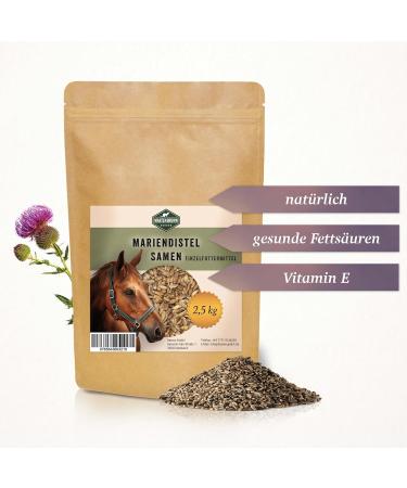 Martenbrown Maria Thistula Seeds 2.5 kg for Horses Dogs & Cats - 100% Natural & Additive-Free Pet Nutrition - Buy Online on GoSupps.com