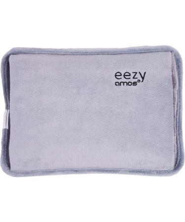 AMOS Eezy Rechargeable Electric Hot Water Bottle Bed Warmer with Hand Heat Pad Glove - Grey | Pain Relief Solution - Buy Online on GoSupps.com