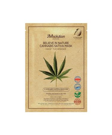 JMSolution Believe in Nature Hanf Tuchmask - Hydrating Face Mask for Glowing Skin | International Shipping Available - Buy Online on GoSupps.com