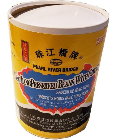 Yang Jiang Preserved Black Beans with Ginger 400 Grams