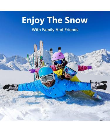 Odtmger Ski Gloves: Warmest Waterproof & Breathable Snow Gear for Men Women & Kids - Perfect for Cold Weather Outdoor Fun! - Buy Online on GoSupps.com
