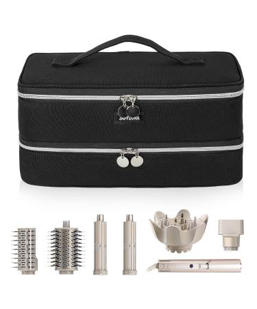 Carrying Case Fits for Shark Flexstyle(HD430/440/435) & Hair Dryer Travel Storage Organizer Bag Compatible with Dyson Supersonic Hair Dryer/Airwrap Styler and Attachments Black (Bag Only)