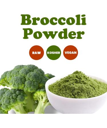 Food to Live Broccoli Powder 1 Pound Nutrient-Rich Green Superfood for Smoothies Shakes and Cooking High in Fiber Vitamins and Antioxidants Vegan Kosher Bulk 16 Ounce (Pack of 1) - Buy Online on GoSupps.com