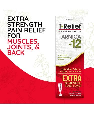 MediNatura T-Relief Extra Strength Cream for Back Pain & Muscle Aches - 3 oz (2 Pack) - Buy Online on GoSupps.com