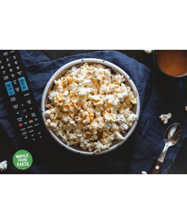 Wholefood Earth Organic Popping Corn 3kg - GMO Free, Vegan, High Fibre | Certified Organic Salted 3.00 kg - Buy Online on GoSupps.com