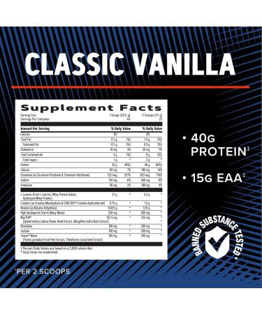GNC AMP Wheybolic Alpha - Classic Vanilla (22 Servings) Classic Vanilla 23 Servings - Buy Online on GoSupps.com