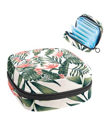 Women's bonds Storage bags Stillpad Halter Tropical Leaf Portable Period Kit Bag Feminine product bag for women girls color4