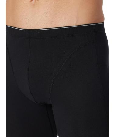 Schiesser Men's Long Johns - 95% Organic Cotton Thermal Underwear Black Size L - International Shipping Available - Buy Online on GoSupps.com