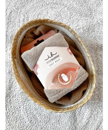 Invisibobble Cozywrap Haarturban Set - Soft Taupe Towel Turban for Hair Care & Wellness | 1 Piece - Buy Online on GoSupps.com