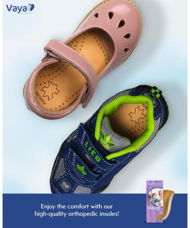 Vaya Medical Sheepskin Orthopedic Insoles for Children - Size 9 (Brown) - Buy Online on GoSupps.com