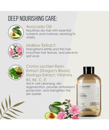 ECOLATI R Shower Gel Argana & Vanilla Nourishing Shampoo for Dry Hair and Moisturizing Body Milk Bundle - Deep Hydration Skin & Hair Care Vitamins B5 B6 C E - Buy Online on GoSupps.com