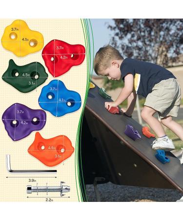 Trymaker Rock Climbing Holds Set - 15PCS Indoor & Outdoor Climbing Wall for Kids & Adults - Buy Online on GoSupps.com