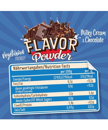 All Stars Flavor Powder - Milky Cream & Chocolate (240g) | Enhance Your Food & Drinks - International Shipping Available - Buy Online on GoSupps.com