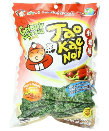 Crispy Seaweed Snack, Hot and Spicy, 1.27 Oz (Pack of 6)