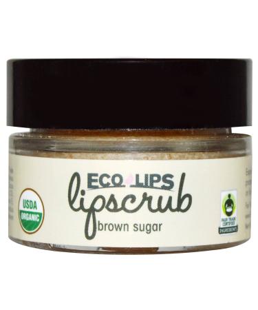 Ecolips Ecolips Organic Lip Scrub, Brown Sugar, 0.5 Ounce Brown Sugar 0.5 Ounce