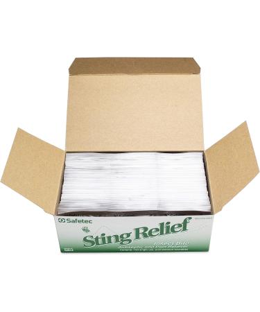 Safetec Sting Relief Wipe 150 ct. Box - Pack of 1 | Soothes Bug Bites and Stings | Case of 20 Boxes Available - Buy Online on GoSupps.com