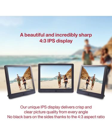 Pix-Star 10 WiFi Digital Picture Frame | Share Videos & Photos Instantly | Motion Sensor | IPS Display | Easy 1-Minute Setup | Great Gift - Buy Online on GoSupps.com