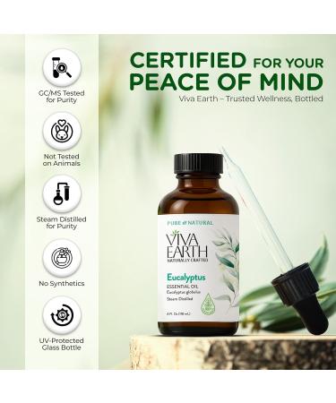 Eucalyptus Essential Oil 100% Pure and Natural Eucalyptus Oil Aroma for Diffusers Aromatherapy Hair and Scalp Care Skin Care Massage Oils Soap and Candle Making with Dropper 4 oz Eucalyptus 4 Fl Oz (Pack of 1) - Buy Online on GoSupps.com