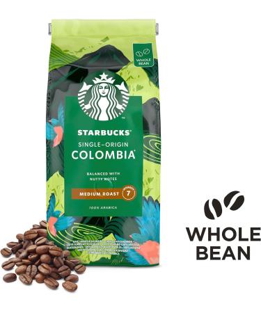 STARBUCKS Single-Origin Colombia Medium Roast Whole Bean Coffee 450g (Pack of 4) - Buy Online on GoSupps.com