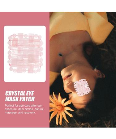 Natural Jade & Rose Quartz Eye Mask Patch - Relieve Eye Fatigue | Healifty Ice Massage Tool - Buy Online on GoSupps.com