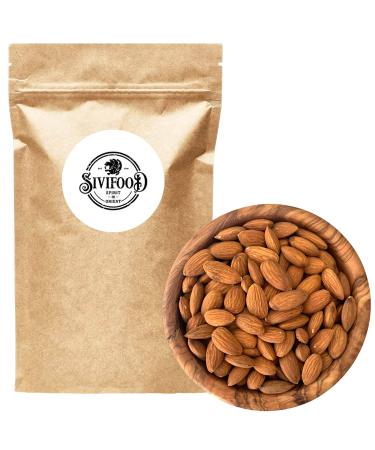 SIVIFOOD Natural Whole Almonds 500g - Natural Raw Almonds Without Shell Natural Raw Almonds Snack Nuts Vegan Almonds