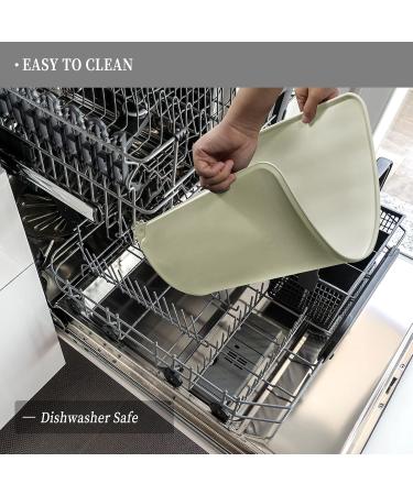 Reopet Silicone Pet Feed Mats - Waterproof Dog & Cat Mats with Elevated Edges | 71 x 45 cm | Durable Easy Clean Space Solutions - Buy Online on GoSupps.com