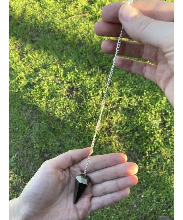 Buy Pyrite Crystal Pendulum - Hexagonal Vintage Meditation Tool for Reiki Chakra & Wicca - International Shipping Available - Buy Online on GoSupps.com