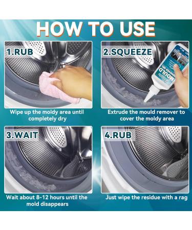 Mould Remover Gel Deep Mould Cleaner Gel 140g Large Capacity Mould Remover Household Black Mould Remover Gel for Kitchen Bathroom Tile Stains Sink (140ml) 140 ml (Pack of 1) - Buy Online on GoSupps.com