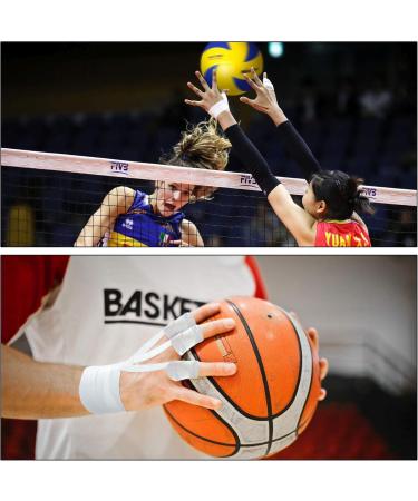 Amathings Climbing Tape - 3-4 Roll Sports Tape in Metal Box | 1.5cm Black Finger Tape for Climbing Bouldering Volleyball Martial Arts | Includes 4 White Rolls - Buy Online on GoSupps.com