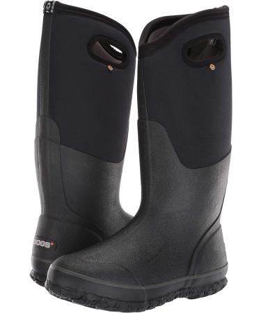 Bogs Women's Classic High Solid Boot 7 Black - Waterproof Winter Boots - Buy Online on GoSupps.com