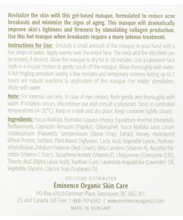 Eminence Eight Greens Phyto Masque 2oz - Buy Top-Rated Organic Face Mask for Radiant Skin - Fast International Shipping - Buy Online on GoSupps.com