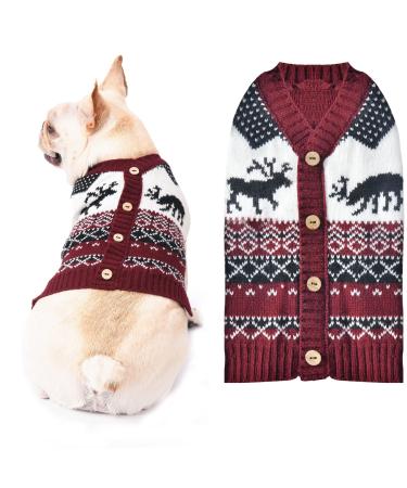 Abrrlo dog sweater christmas dog sweater dog sweater winter pet knitting sweater dog Christmas sweater warm fashion vacation party gift xxl reindeer sweater