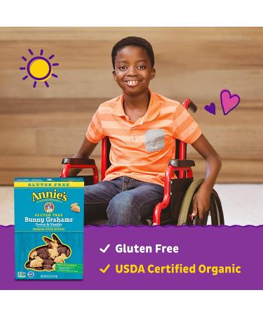 Annie's Gluten Free Cocoa & Vanilla Bunny Cookies 6.75 oz - Delicious Snack for Kids and Adults - Buy Online on GoSupps.com