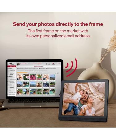 Pix-Star 10 WiFi Digital Picture Frame | Share Videos & Photos Instantly | Motion Sensor | IPS Display | Easy 1-Minute Setup | Great Gift - Buy Online on GoSupps.com
